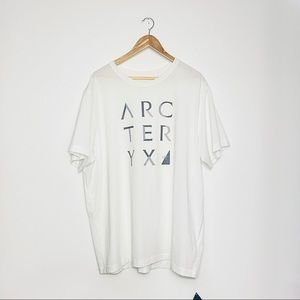 ARC’TERYX | WHITE GRAPHIC COTTON T-SHIRT